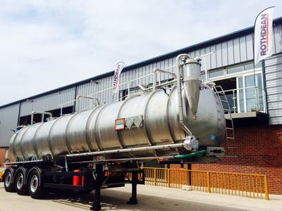 Vacuum Tanker Trailers from Rothdean