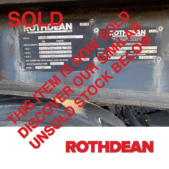 2018 ROTHDEAN BULK TIPPER in Tipper Trailers Trailers