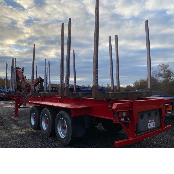 2011 SDC ALUCAR TIMBER BOLSTER in Flat Trailers Trailers