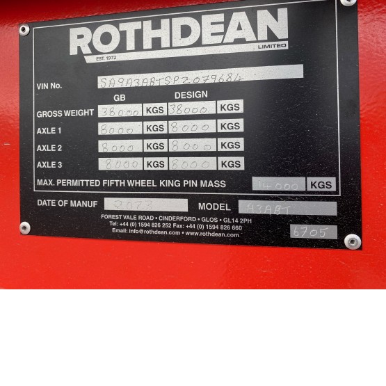 2023 ROTHDEAN BULK TIPPER in Tipper Trailers Trailers