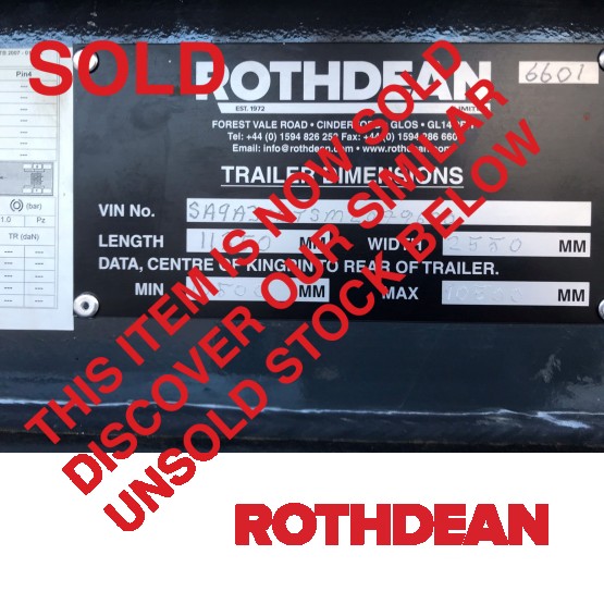 2021 Rothdean 70yd SAF DISC STRAIGHT in Tipper Trailers Trailers